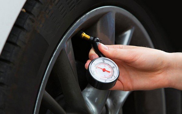 Check the tyre pressure
