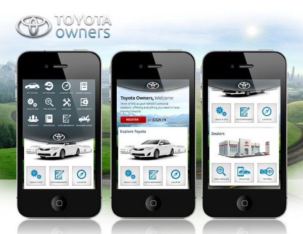 toyota free apps for driving