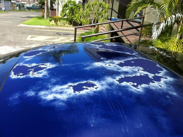car paint degradation