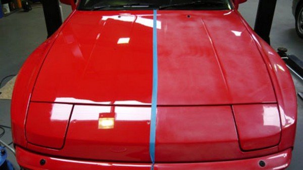 car paint before and after