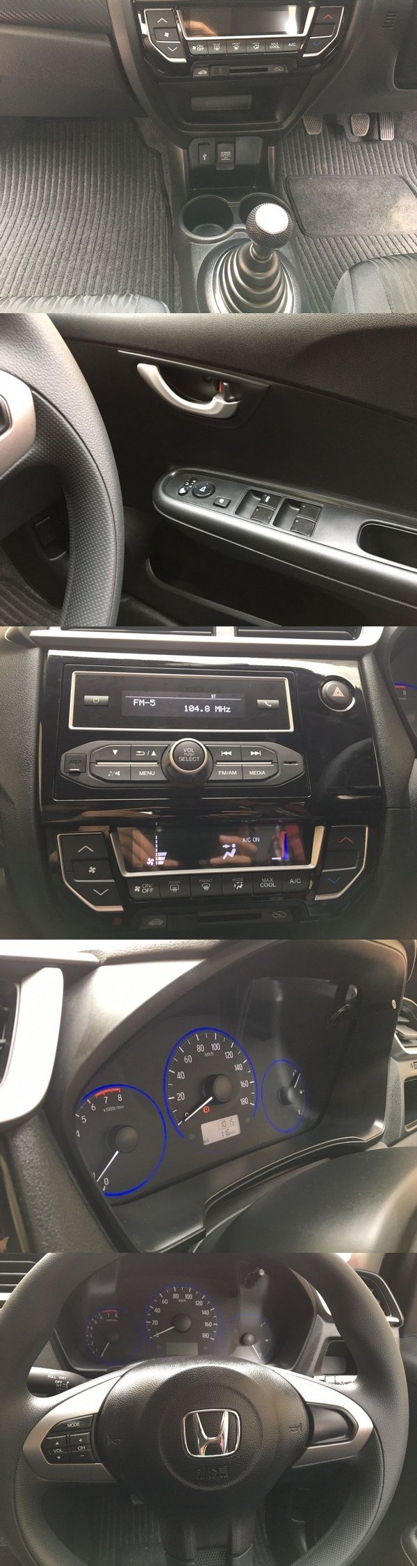 Honda Brio 2016 Facelift interior