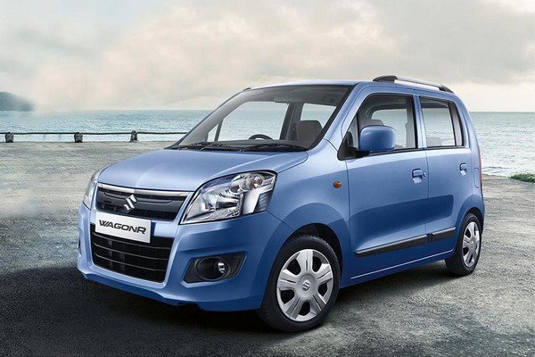 Maruti Wagon R blue front