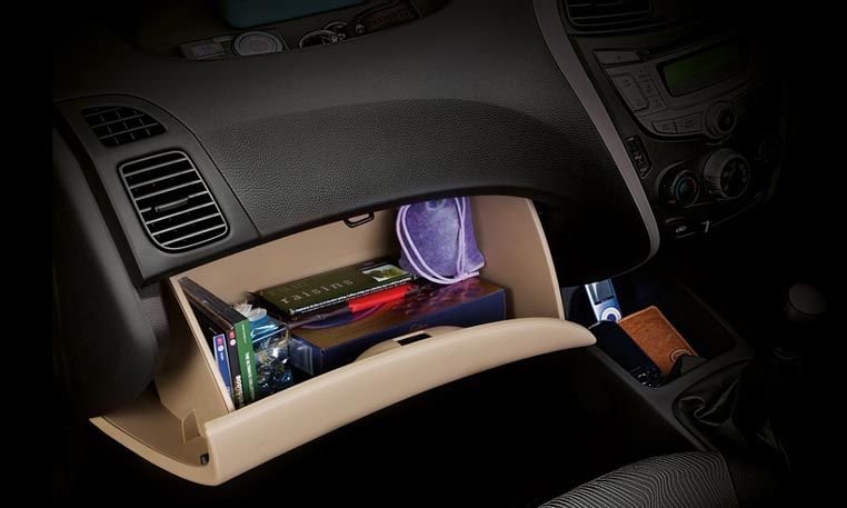 Hyundai Eon 2018 interior glove box