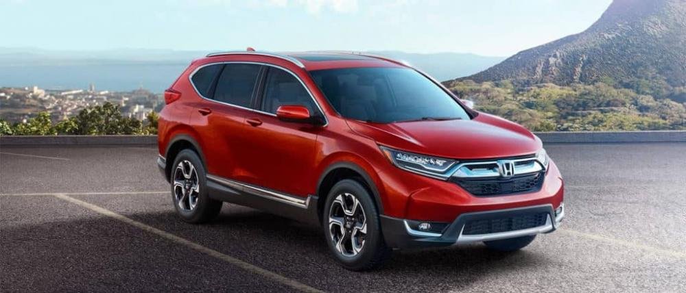 Honda CR-V 2018 red colour body look