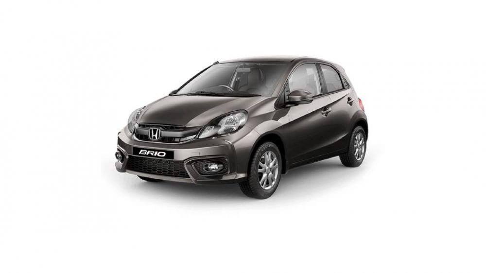 Honda Brio Facelift 2016 front look grey