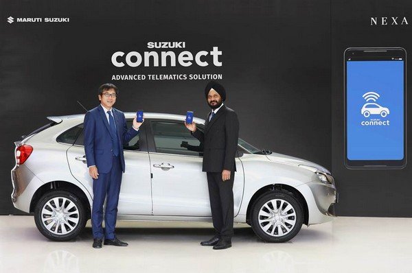 Mr. R S Kalsi - Senior Executive Director, Marketing & Sales of Maruti Suzuki - attends the launch of Suzuki Connect