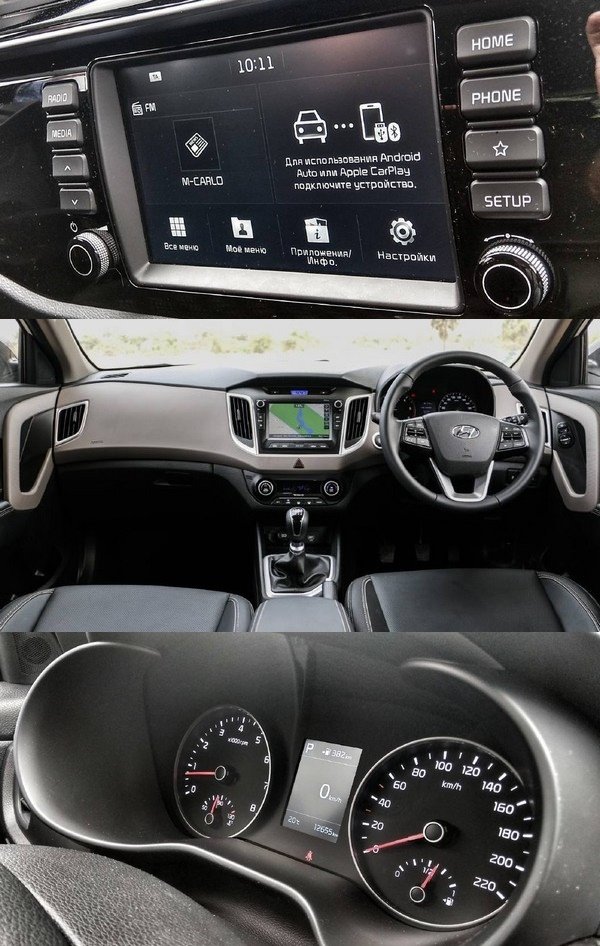 The Hyundai Creta facelift interior