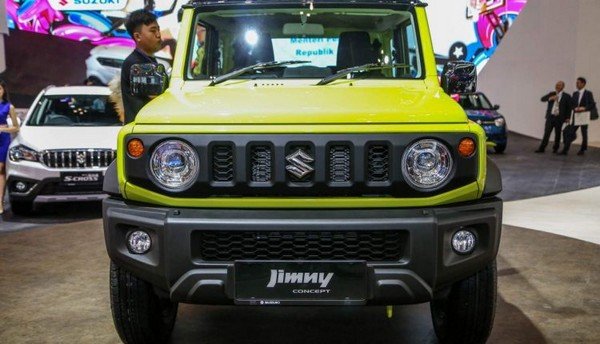 Suzuki Jimny front view at GIIS Indonesia