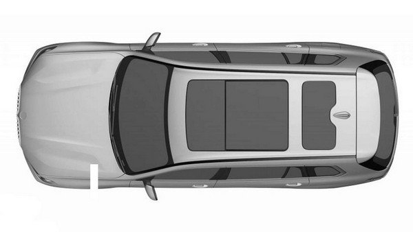 BMW X7 patent images top view