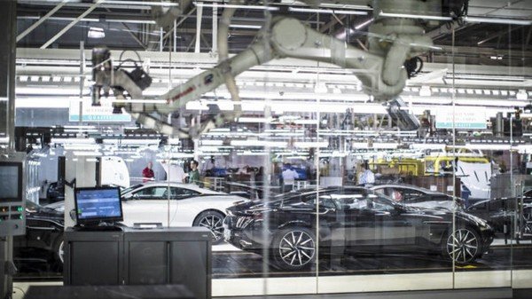 inside Aston martin factory