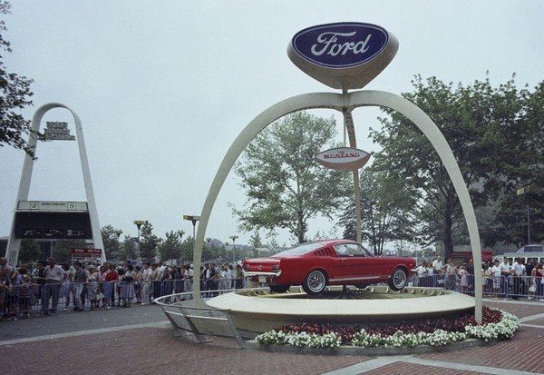 The first Mustang of ford