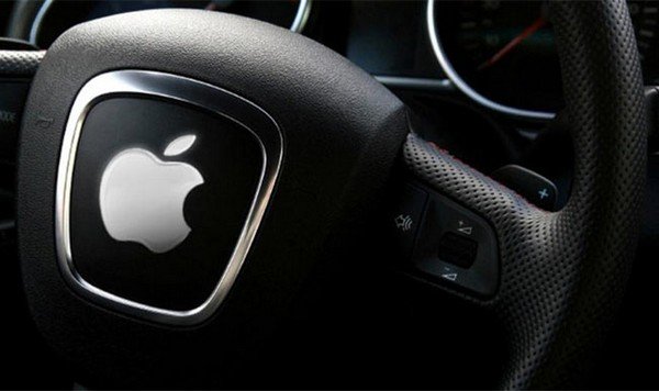 apple car steering wheel 