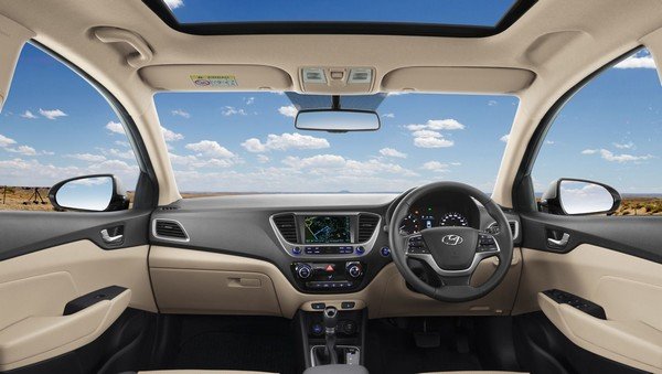 Hyundai Verna interior dashboard