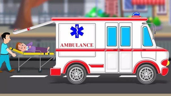 car ambulance painting