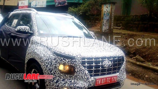 Hyundai Carlino front and side profile under camouflage