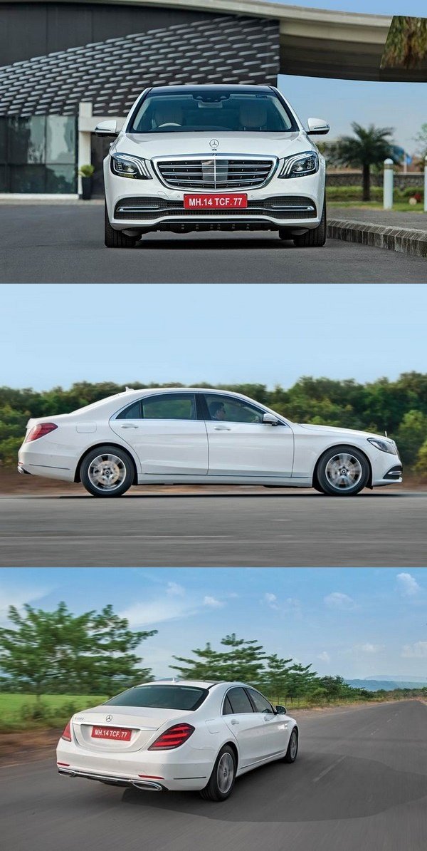 2018 Mercedes-Benz C-Class Facelift front side profile and rear