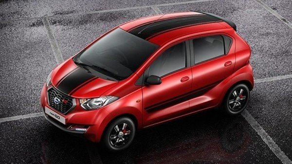 2018 Datsun Redi-GO Limited Edition red color from front to back