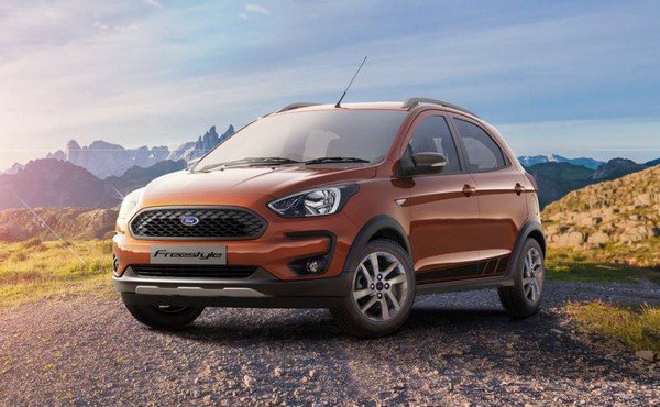 Ford Freestyle dark orange colour angular look