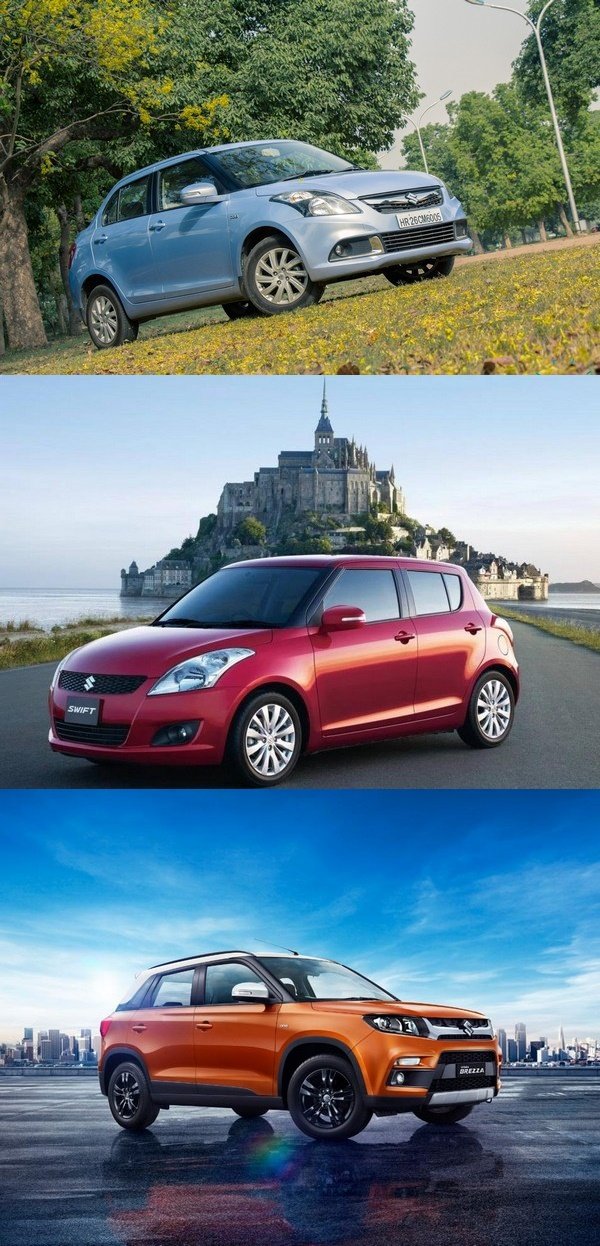 Maruti DZire, Swift and Brezza AMT