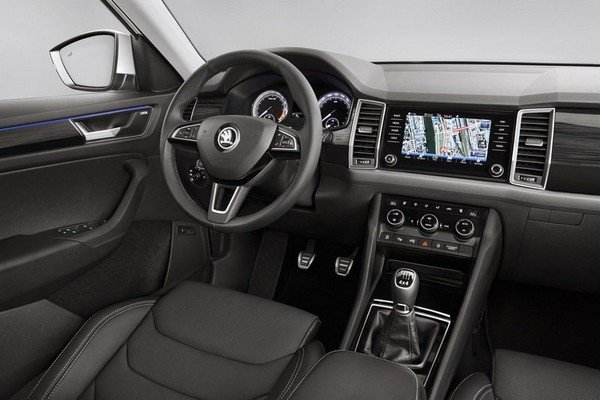 2017 Skoda Kodiaq RS dashboard and centre console