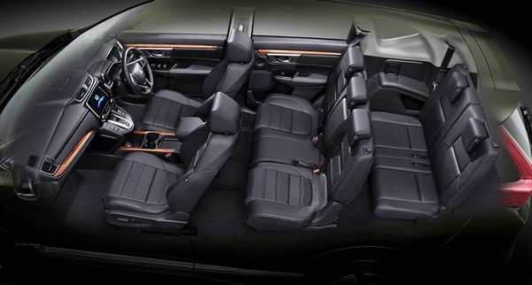 Honda CR-V seven seater interior layout