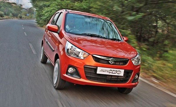 Orange Maruti Suzuki Alto K10 front view