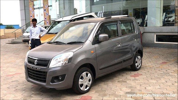 Maruti Wagon R10 silver colour angular look