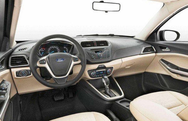 2019 Ford Figo interior dashboard and seat