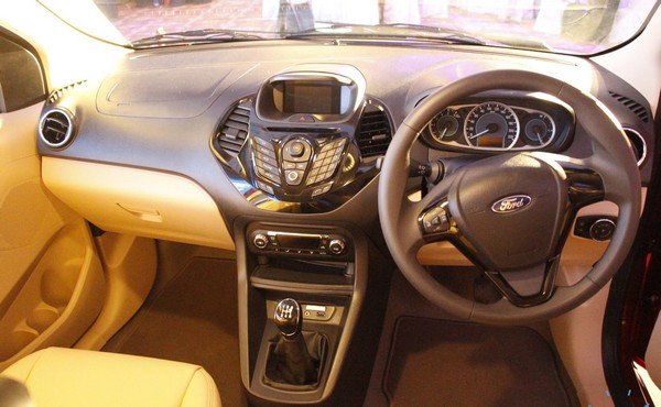 2018 Ford Aspire facelift dashboard