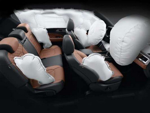 Mahindra XUV700 interior airbags