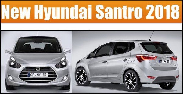 2018 Hyundai Santro front, side profile and rear