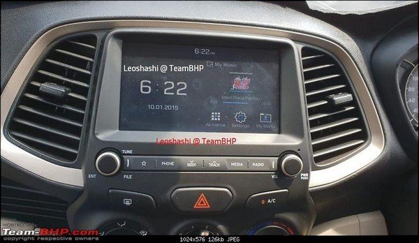 Hyundai Santro 2018  touchscreen