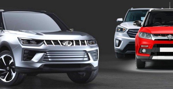 Ssangyong Tivoli, Maruti Suzuki Vitara Brezza, front angular look