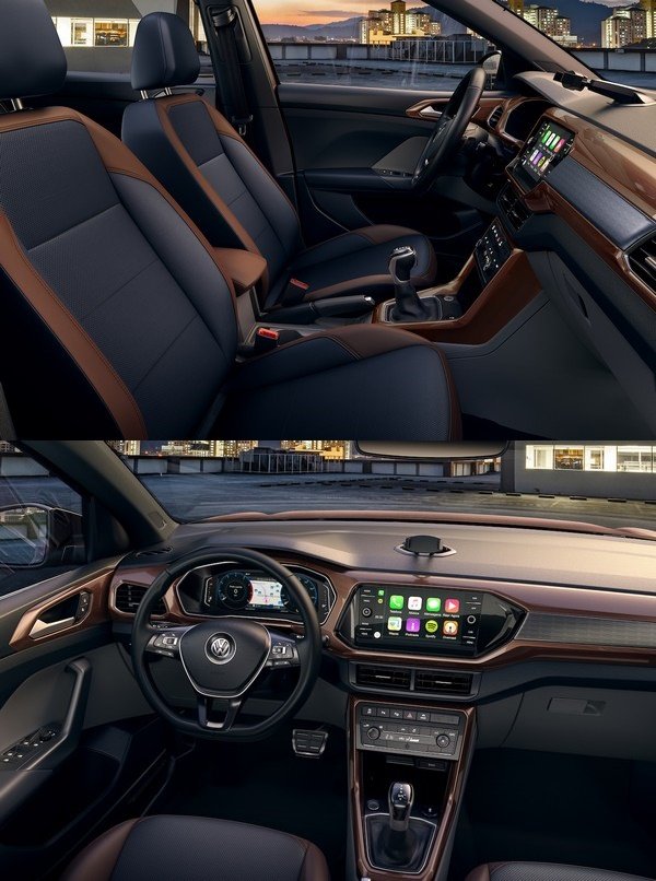 2019 VW T-Cross, cabin layout, dashboard