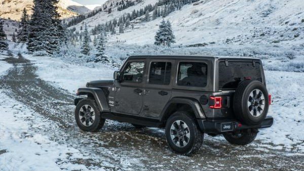 2018 India Jeep Wrangler rear black colour