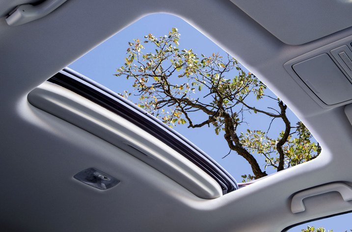 open sunroof