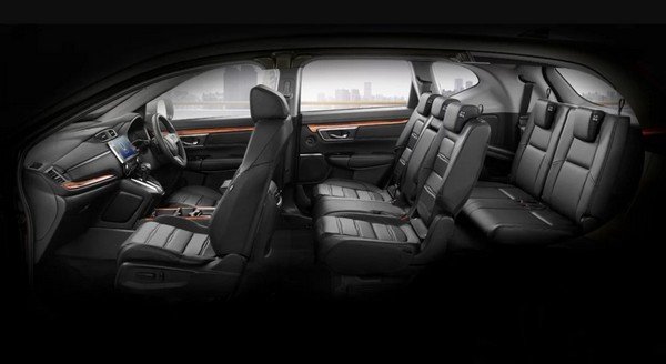  diesel 2018 Honda CR-V interior with three row and seven seats