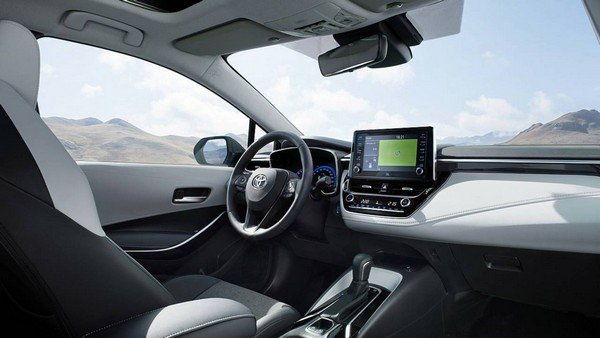 The 2019 Toyota Corolla sport hatchback, interior look