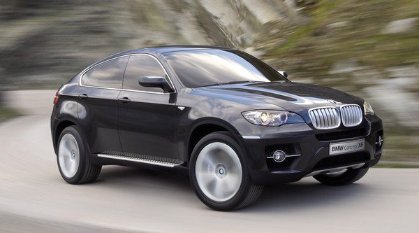 BMW X5 concept, black colour, right front side