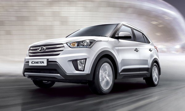 Hyundai Creta 2018, ivory colour, front left side