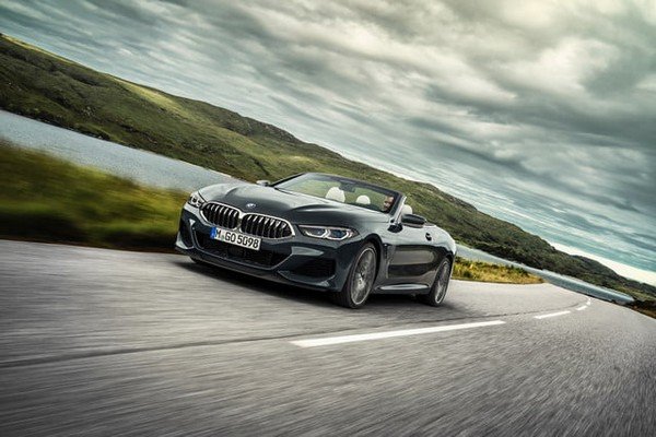 2019 BMW 8-Series Convertible, front left angular look
