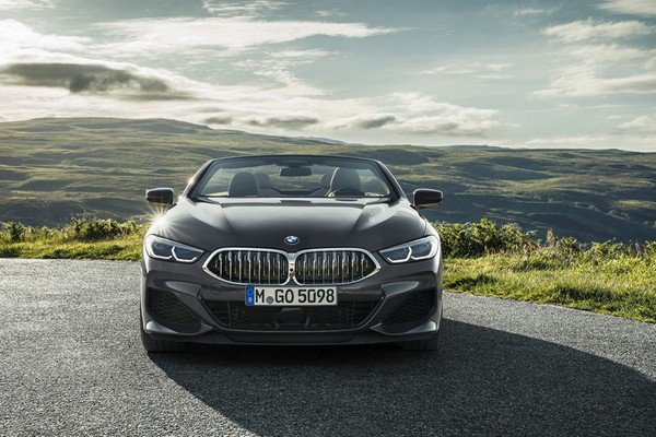 The 2019 BMW 8-Series Convertible, front angular look