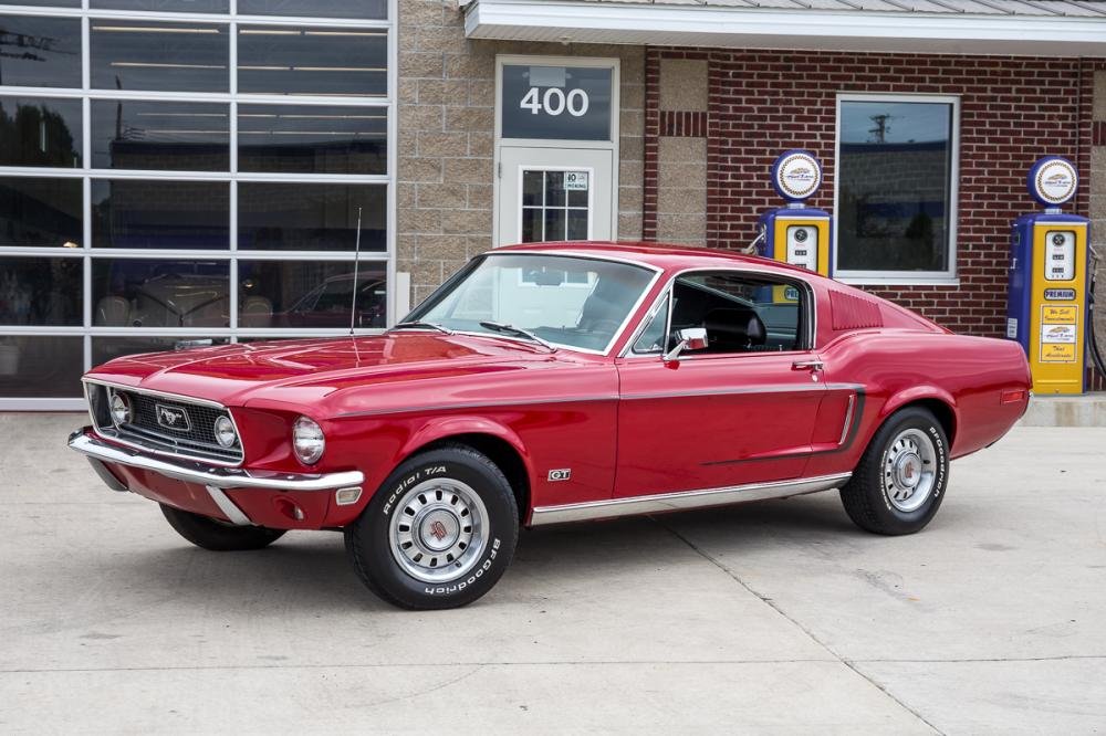 red-ford-mustang-fastback-gt