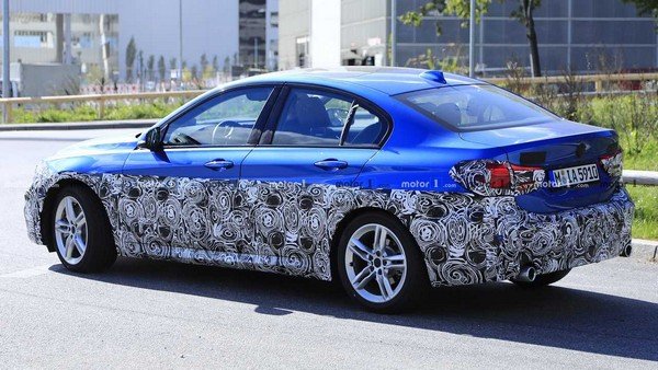  BMW 1 Series Sedan 2018 spy images rear view