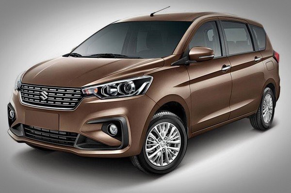 Maruti Ertiga brown color front face