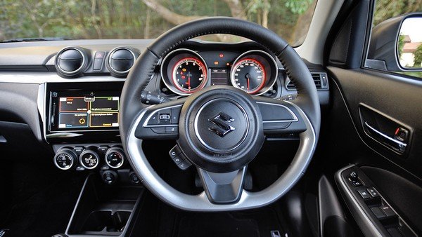 Maruti Suzuki Swift interior touchscreen