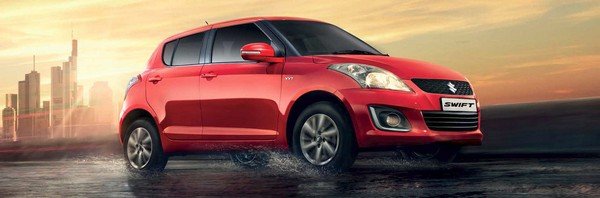 2018 Maruti Suzuki Swift red color front look city background