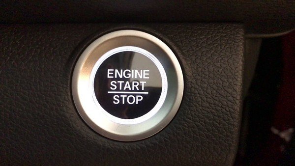 black engine start-stop button