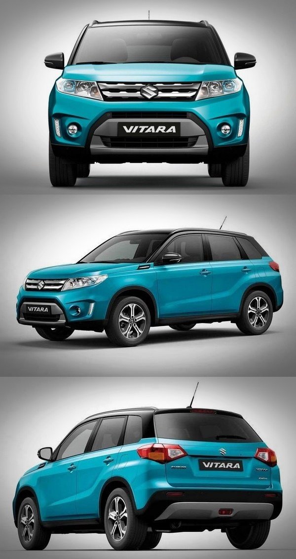 2019 Maruti Suzuki Vitara front side, profile and rear