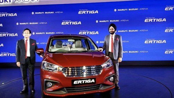 2018 Maruti Suzuki Ertiga, Red colour